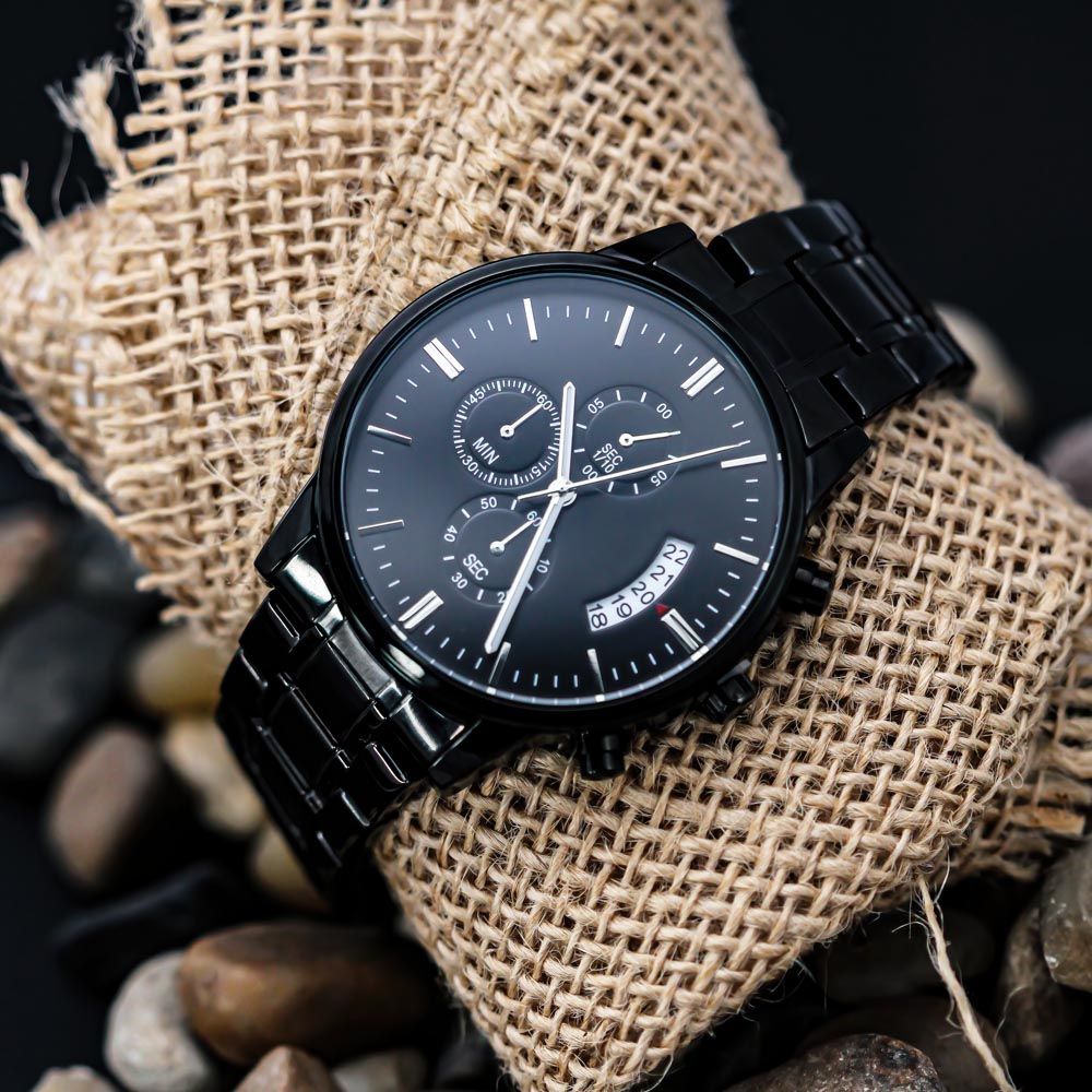 Firefighter Dad engraved Watch