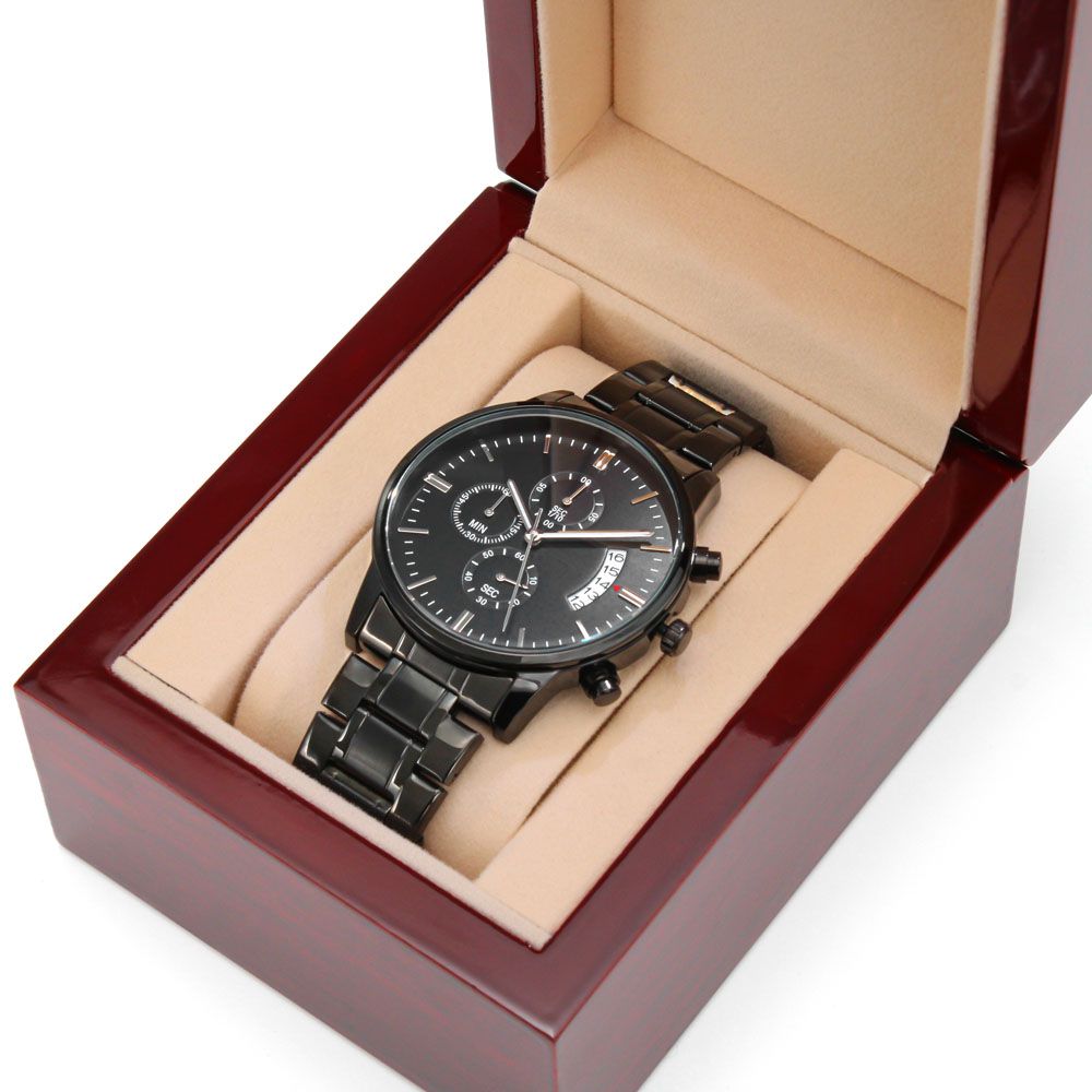 Firefighter Dad engraved Watch