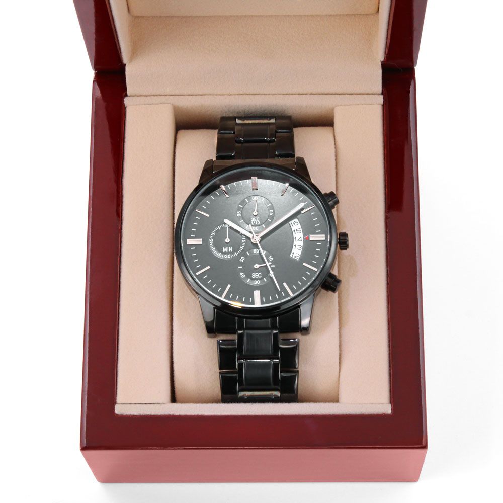 Firefighter Dad engraved Watch
