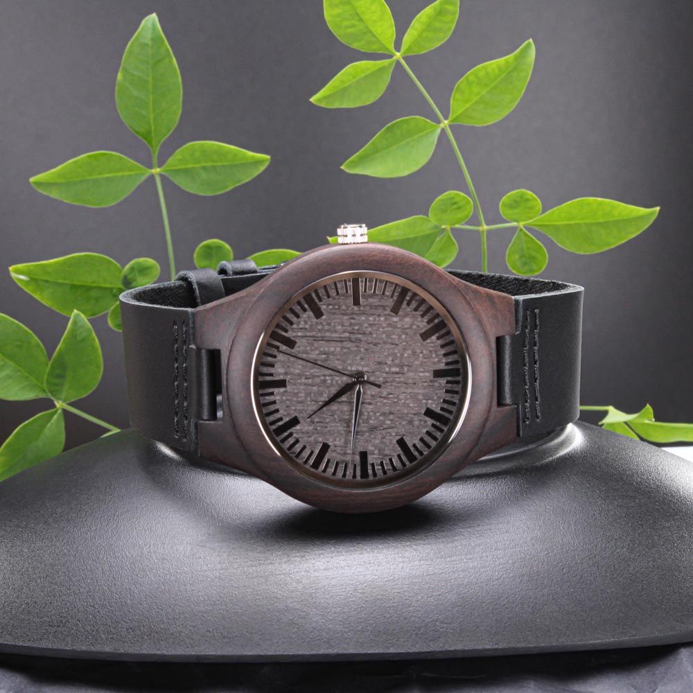 Bucking Dad Engraved Watch
