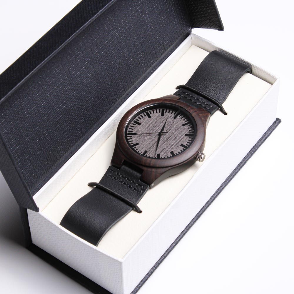Bucking Dad Engraved Watch