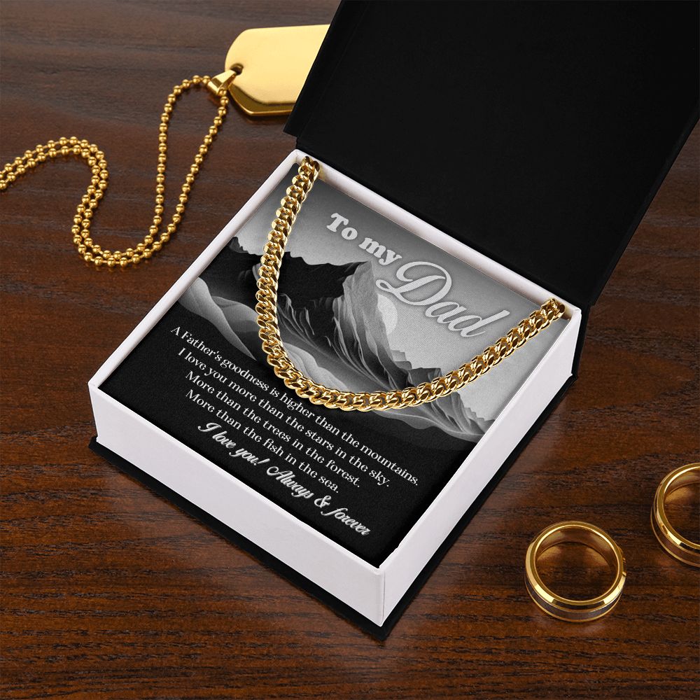 Dad Cuban link Chain