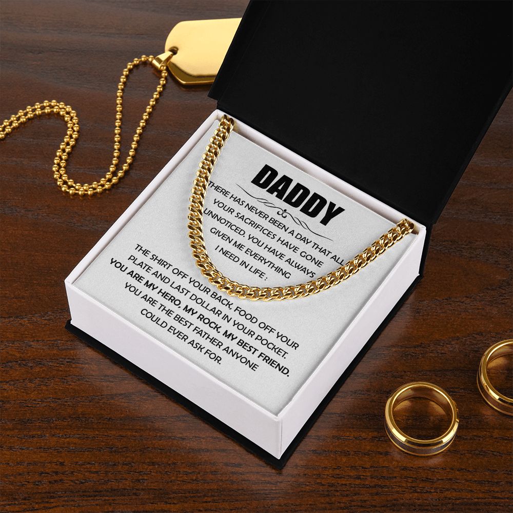 Daddy You are the Best Father Chain