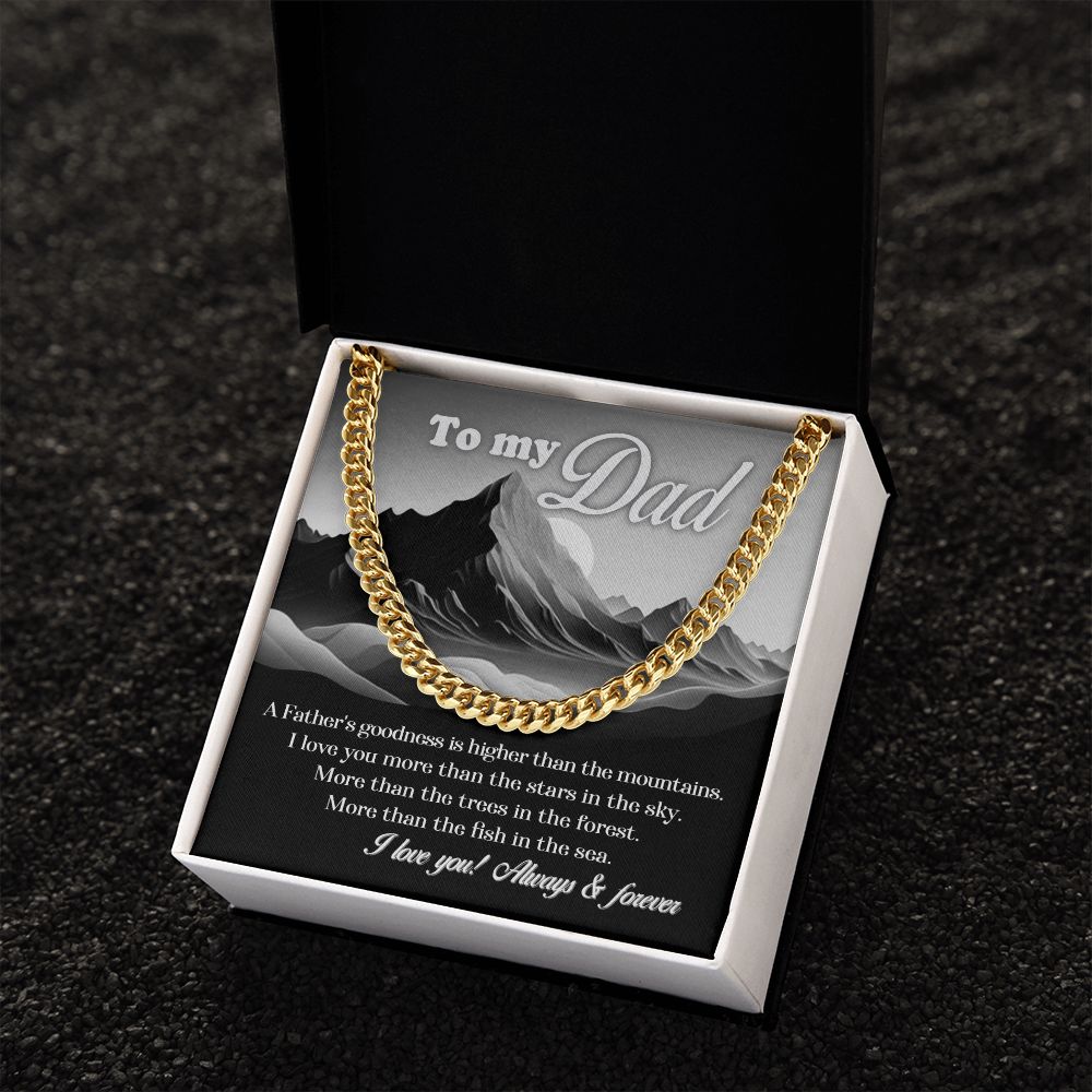 Dad Cuban link Chain