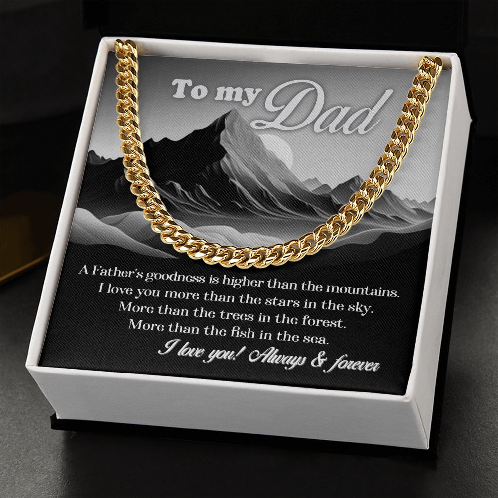 Dad Cuban link Chain