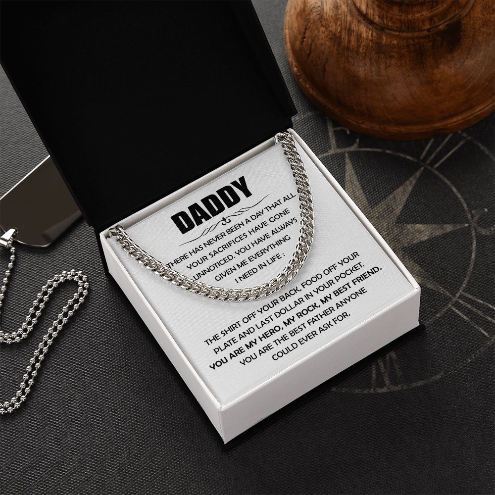 Daddy You are the Best Father Chain