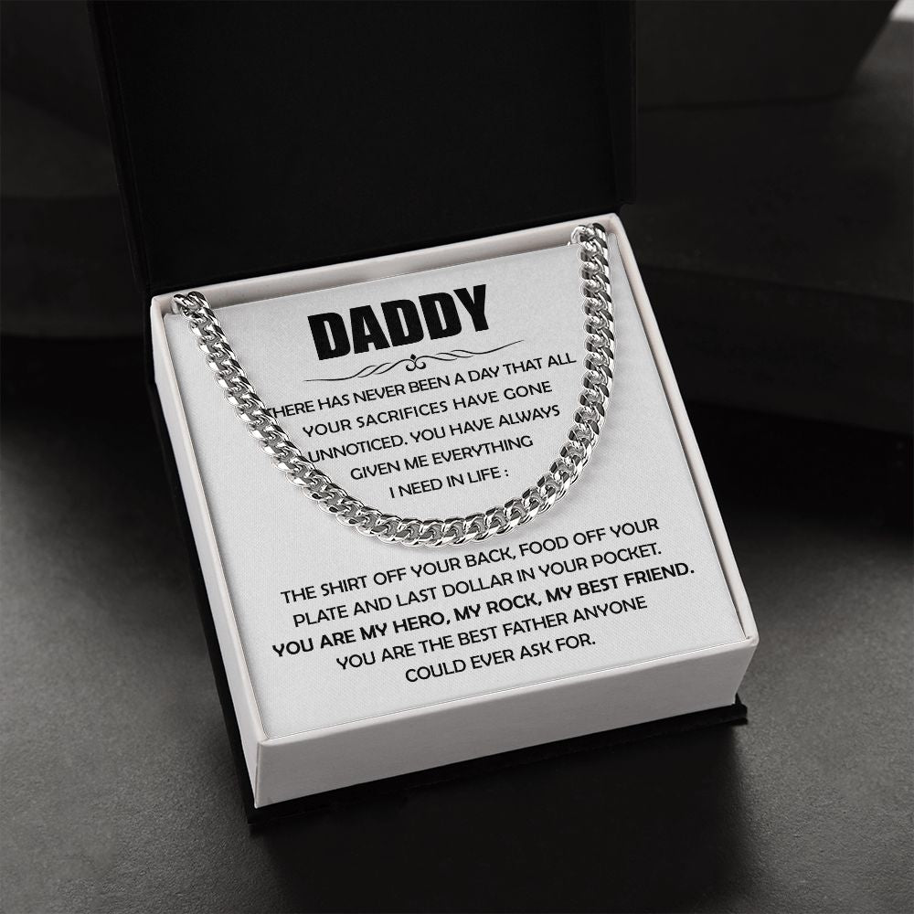 Daddy You are the Best Father Chain