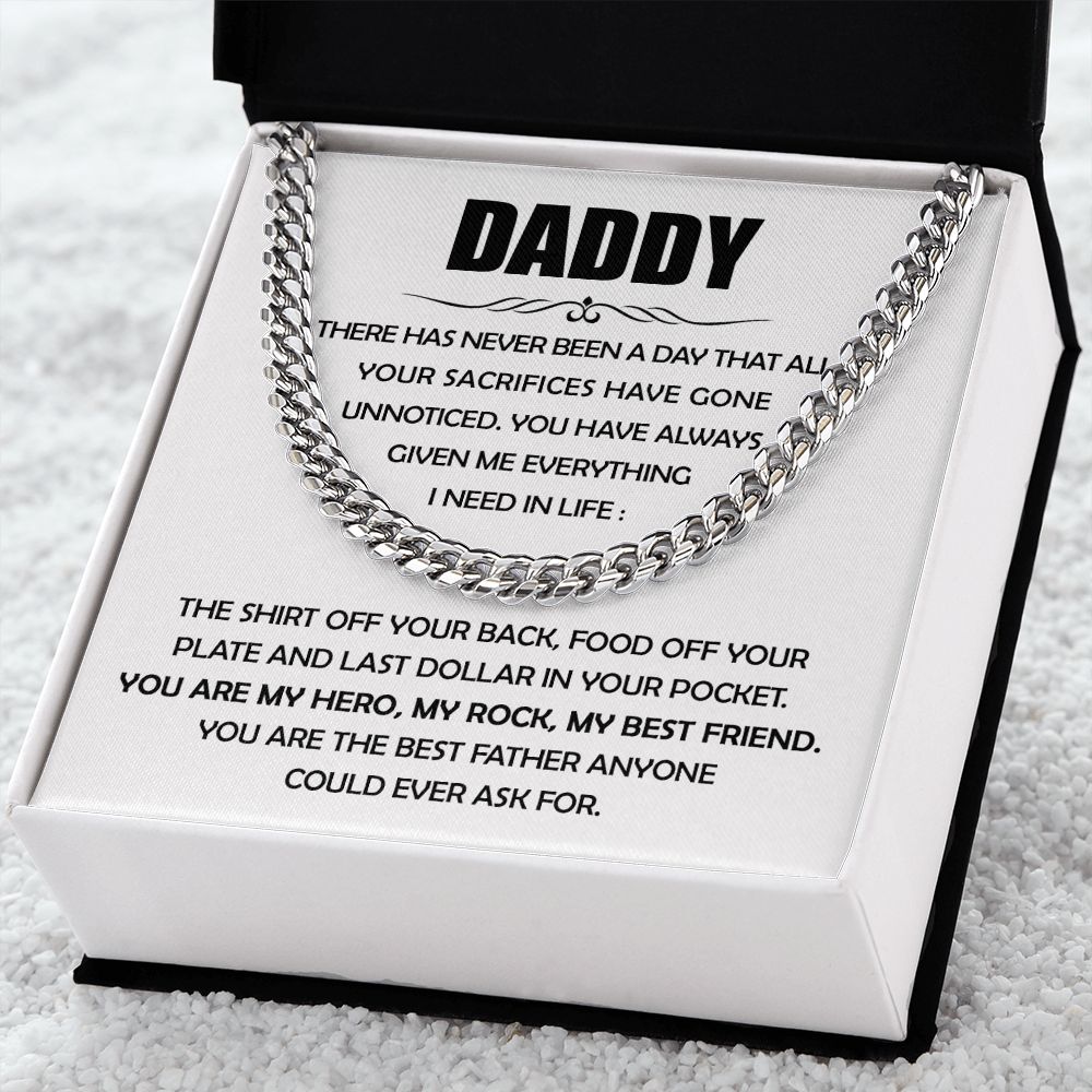 Daddy You are the Best Father Chain