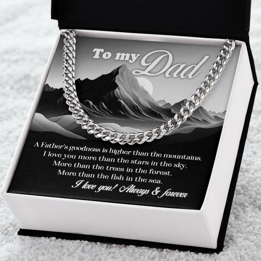 Dad Cuban link Chain