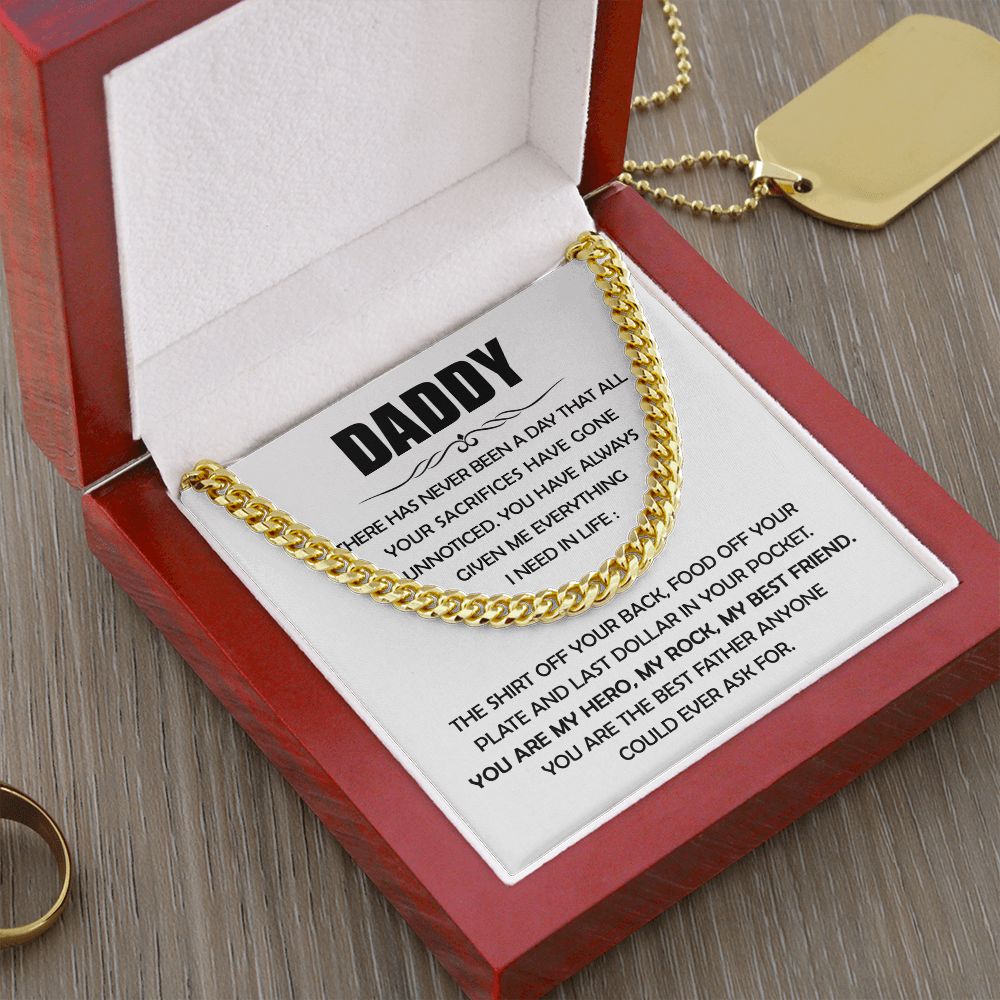 Daddy You are the Best Father Chain