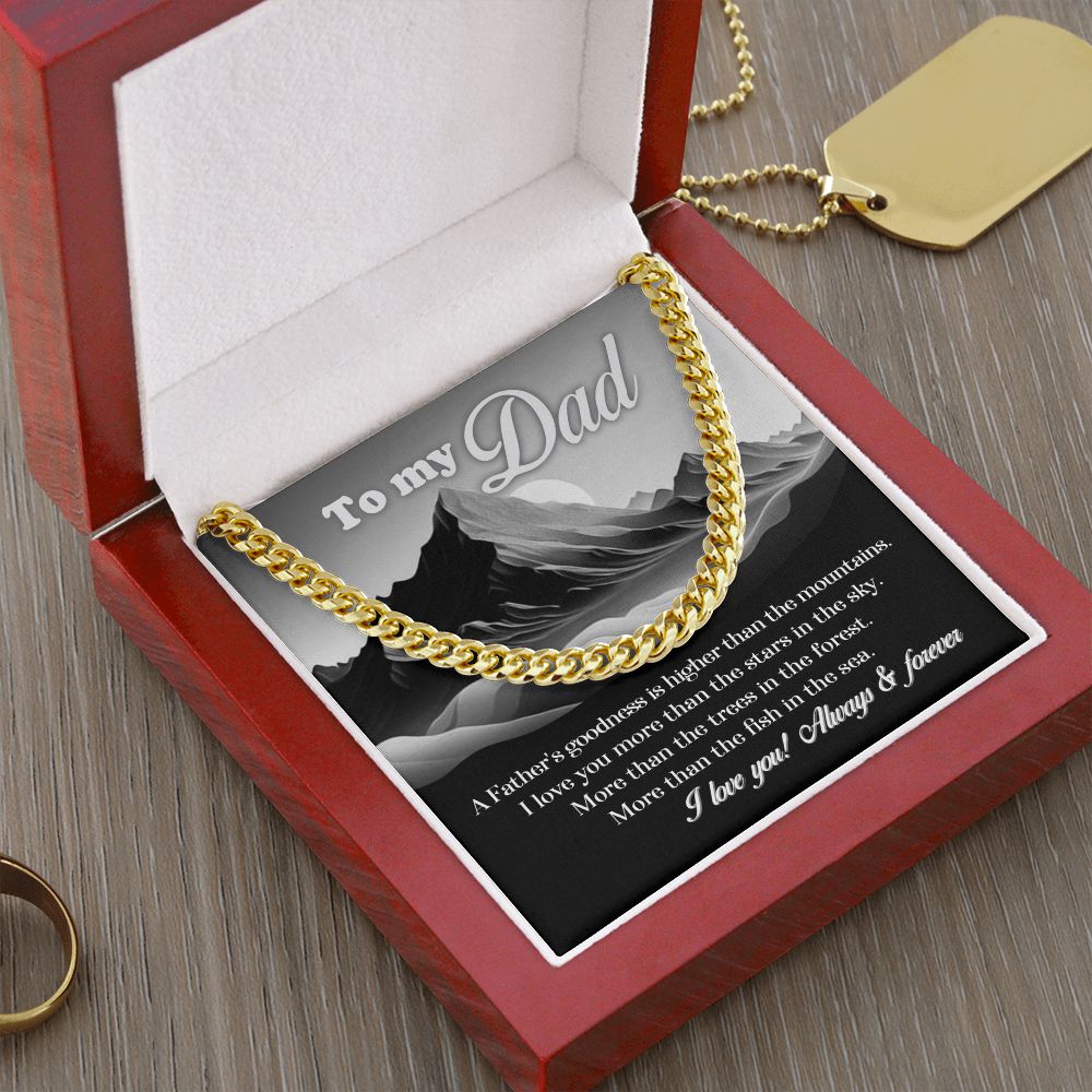 Dad Cuban link Chain