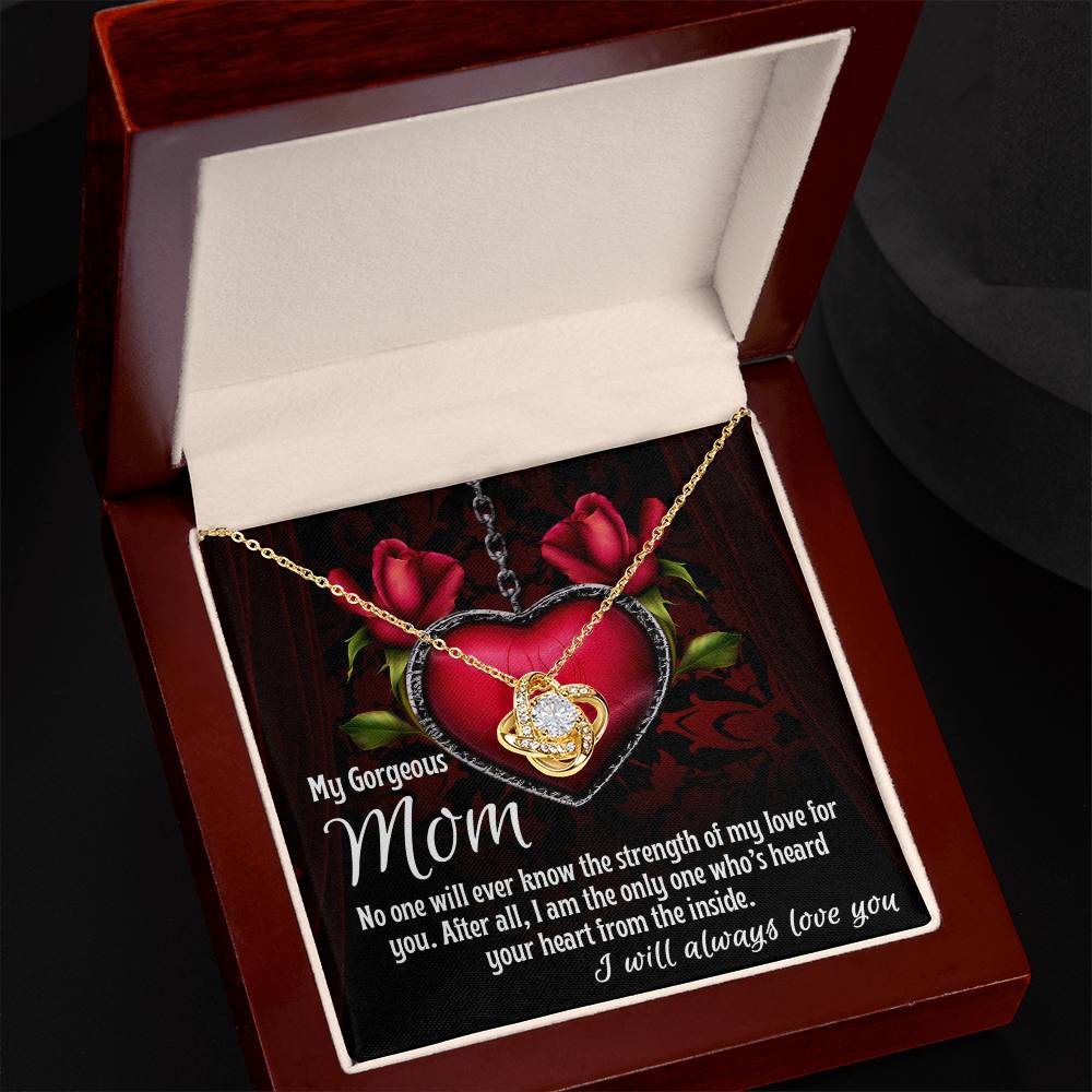 Gorgeous Mom Love Knot Necklace