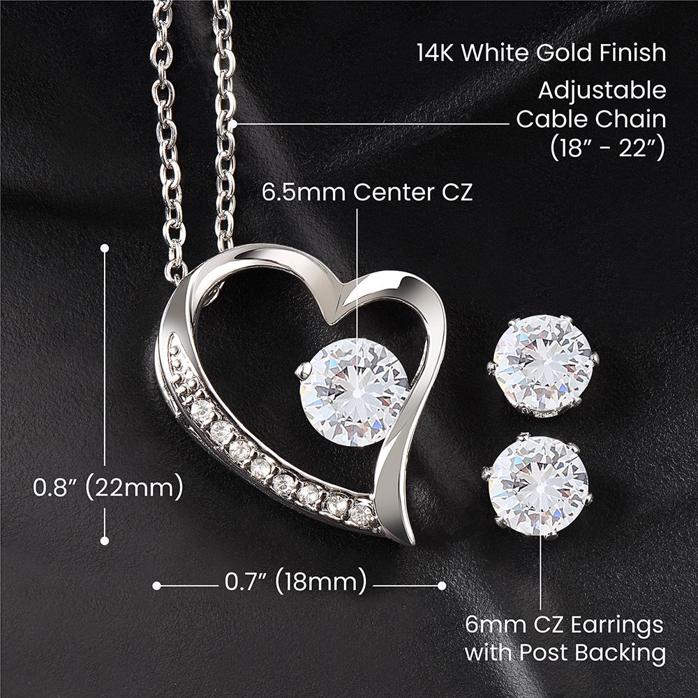 Mom Forever love Necklace