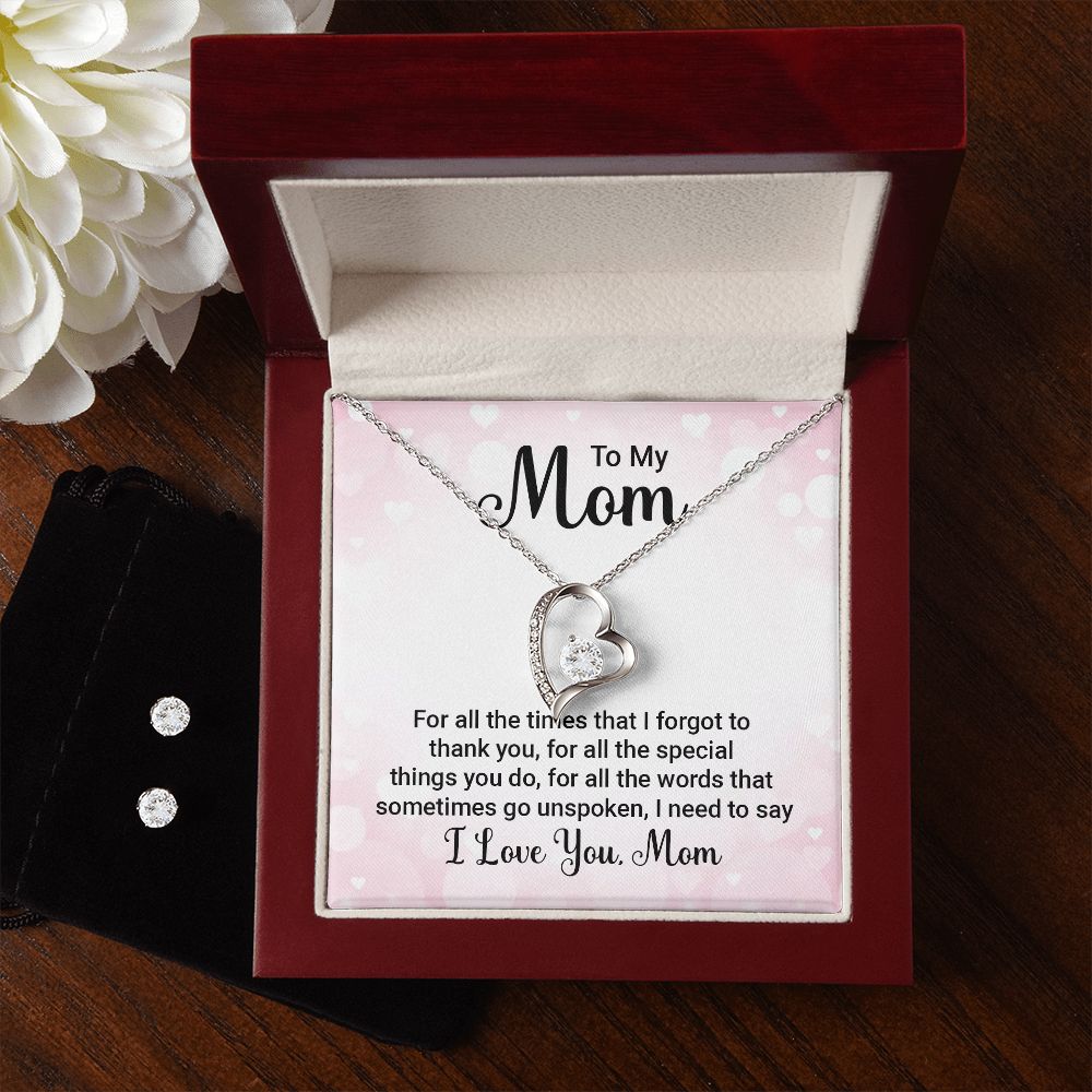 Mom Forever love Necklace