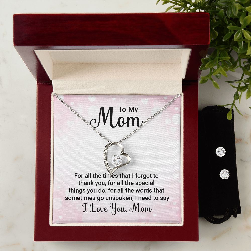 Mom Forever love Necklace
