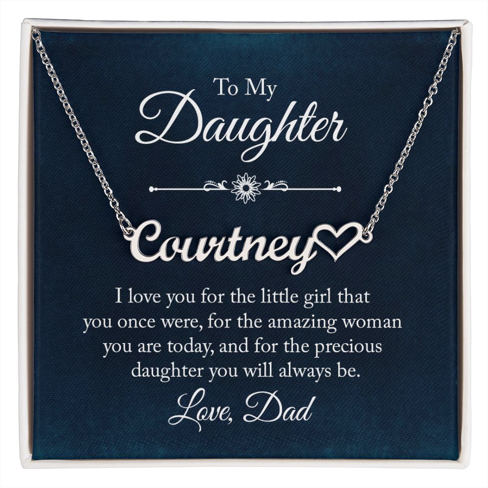 Daughter Name Necklace
