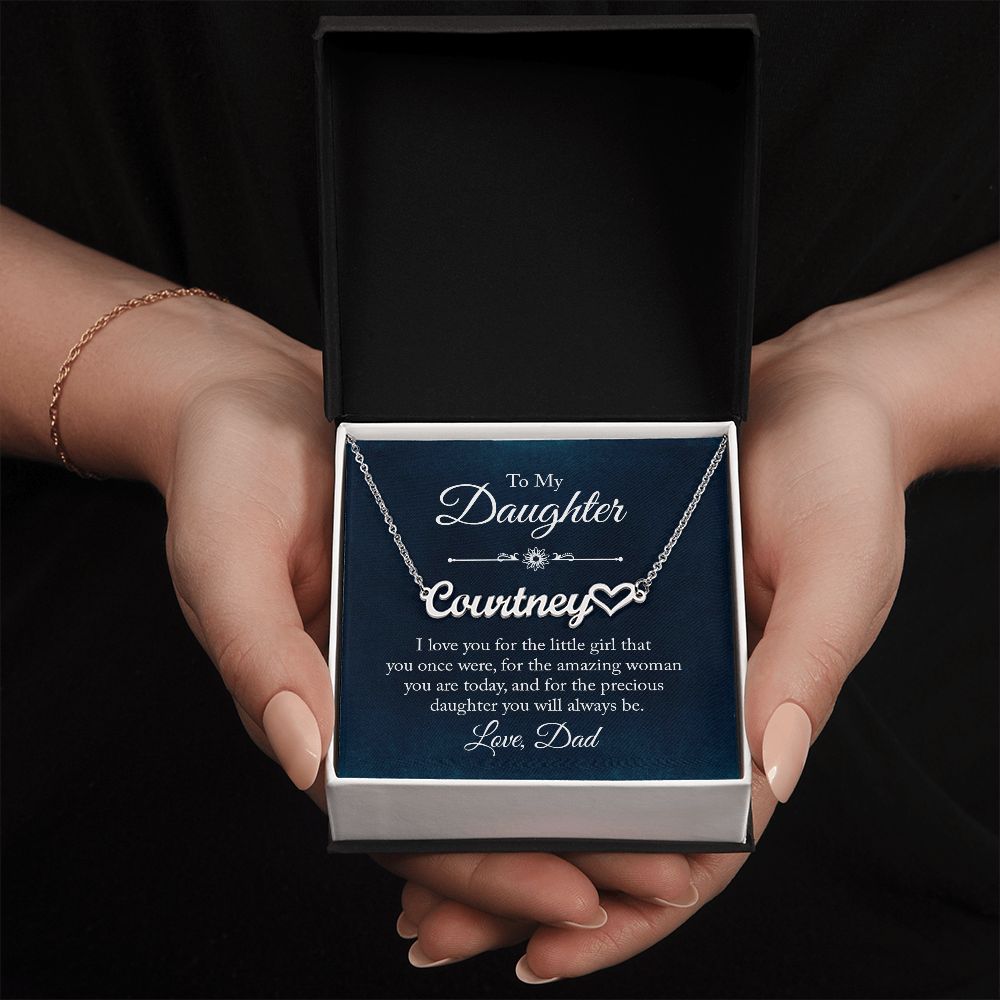 Daughter Name Necklace