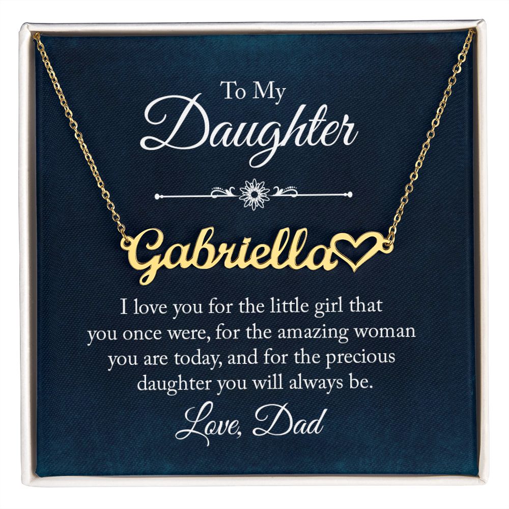 Daughter Name Necklace