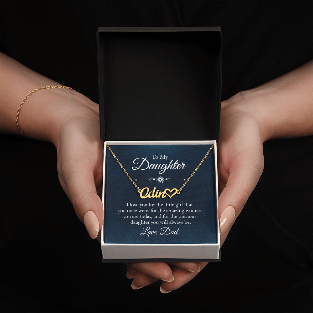 Daughter Name Necklace