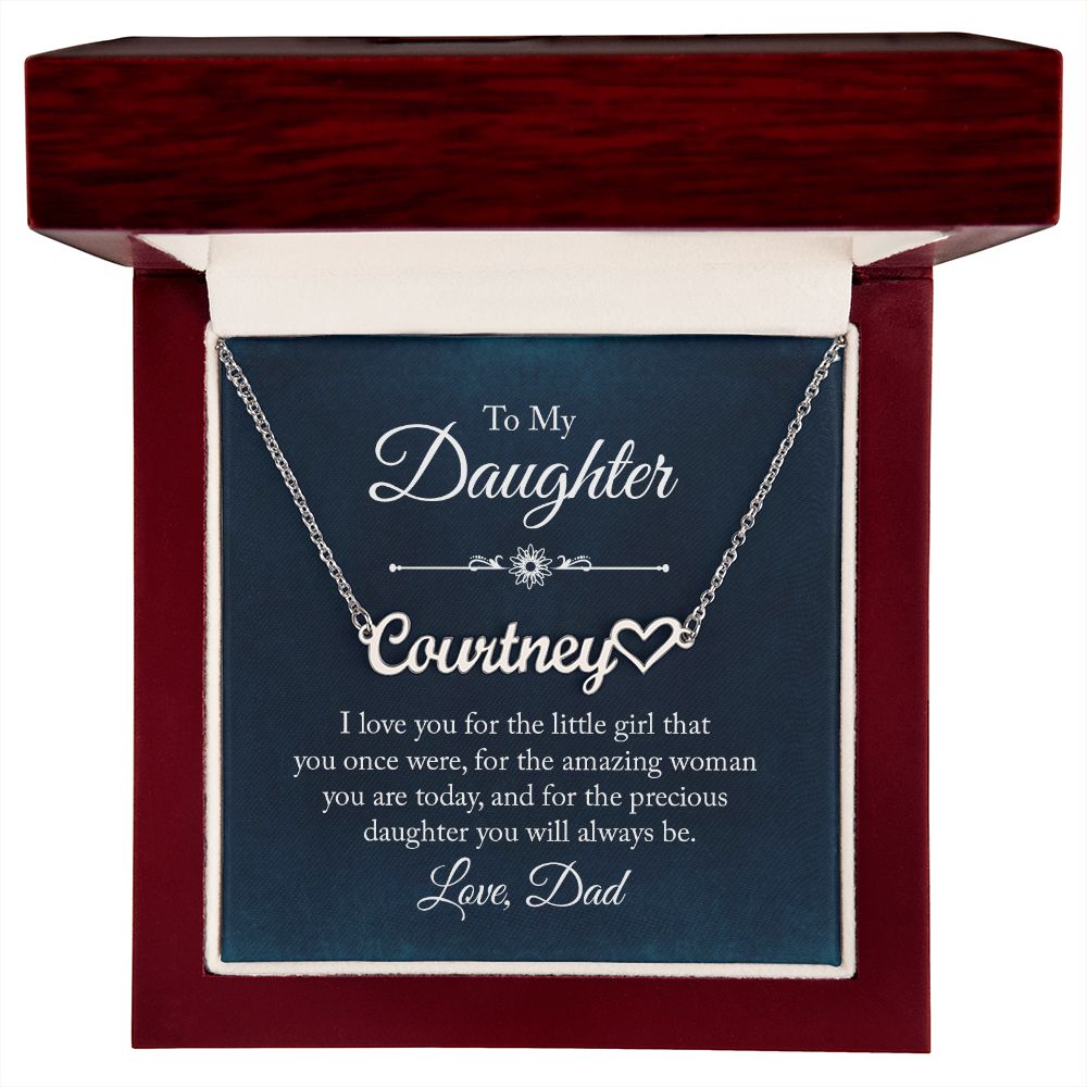 Daughter Name Necklace