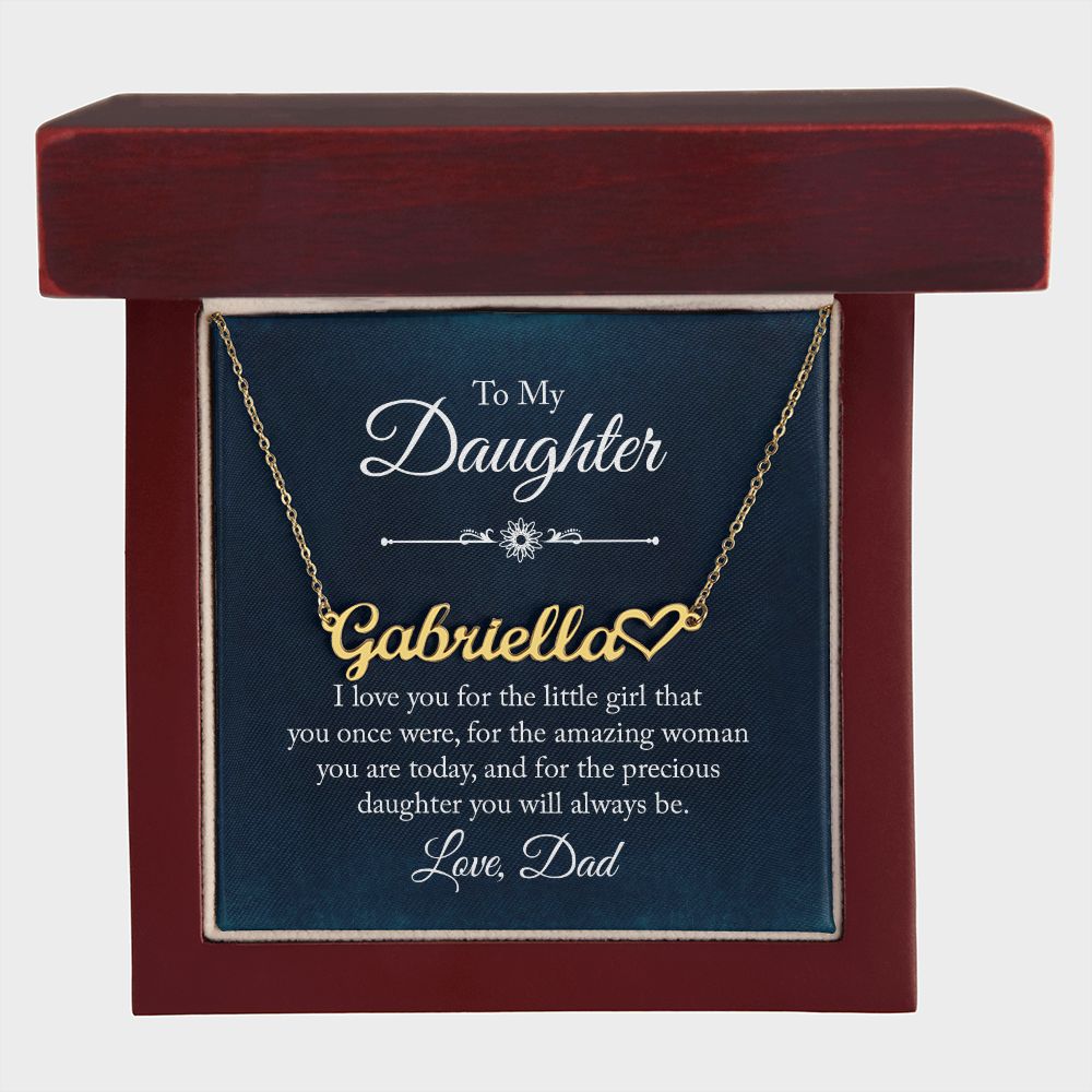 Daughter Name Necklace