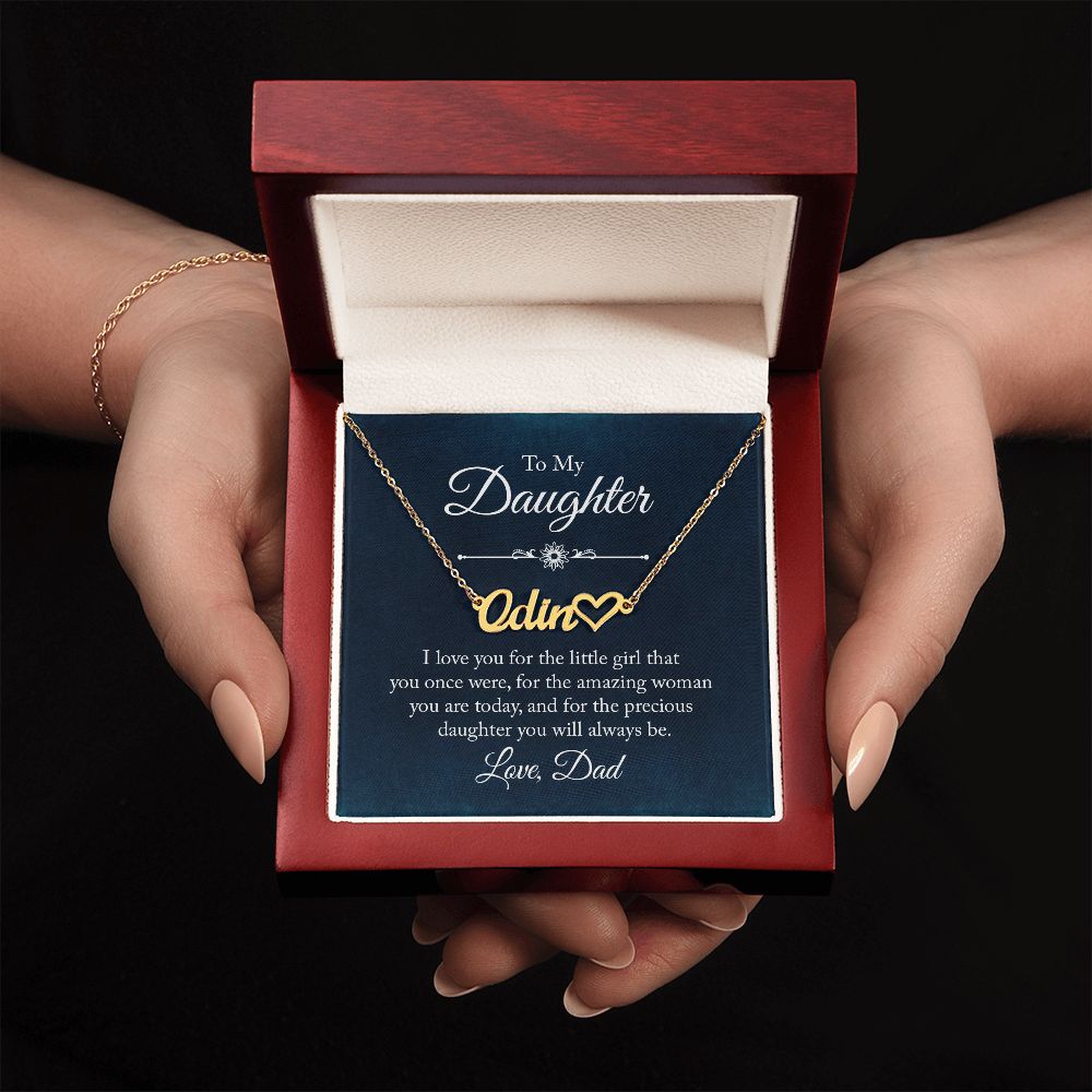 Daughter Name Necklace