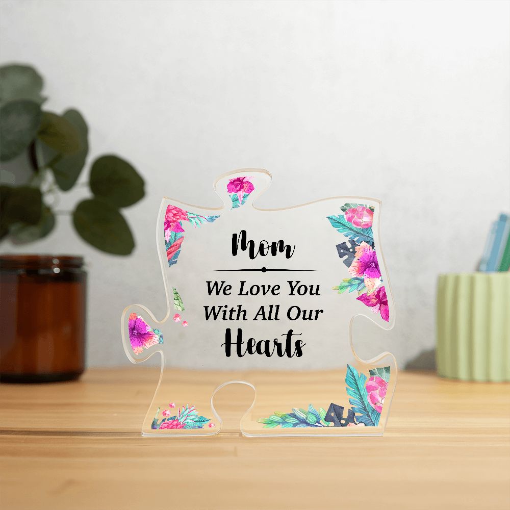 Mom Acrylic Puzzle Plaque