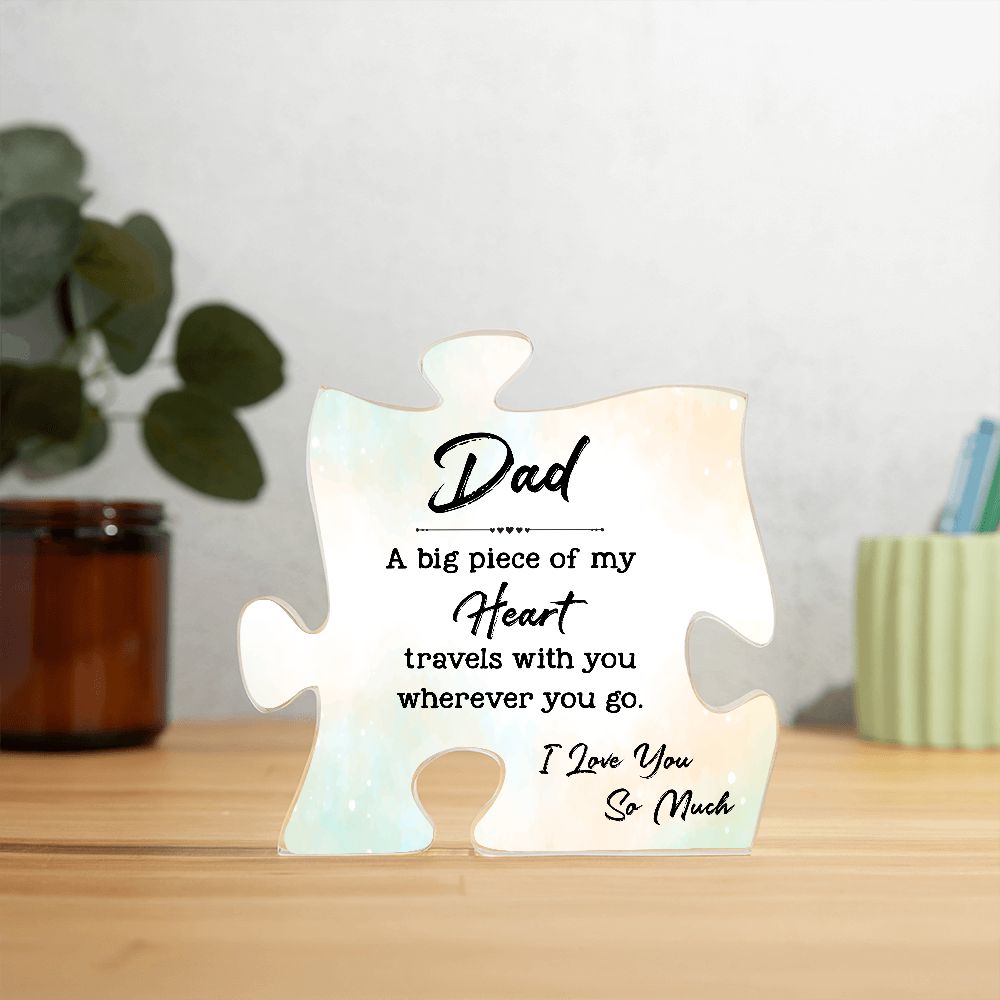 Dad- A Piece of my Heart Plaque
