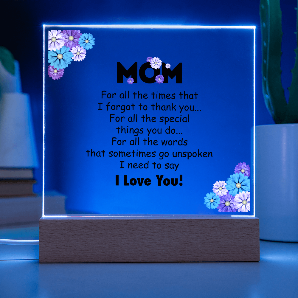 Mom Plaque