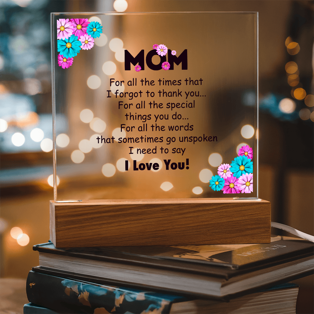 Mom Plaque