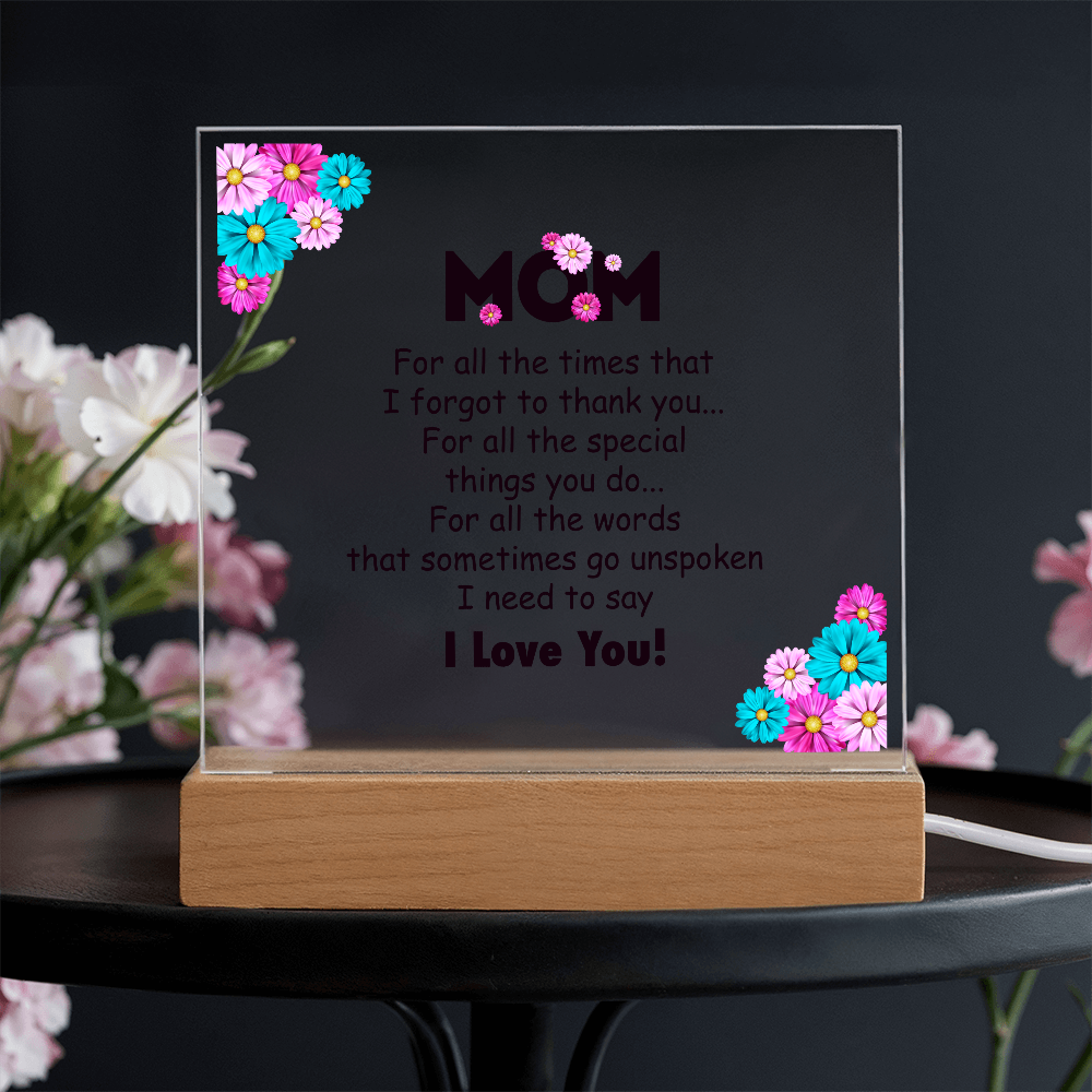 Mom Plaque