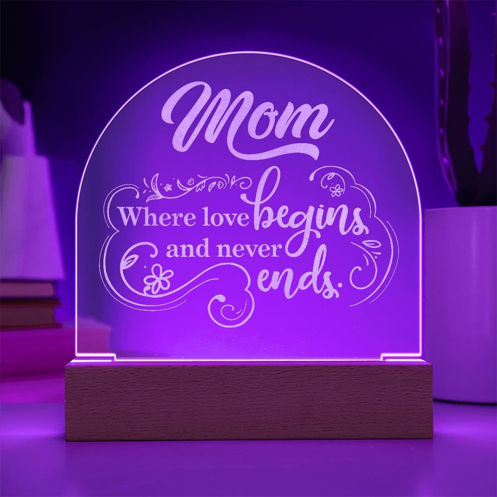 Mom Dome Plaque