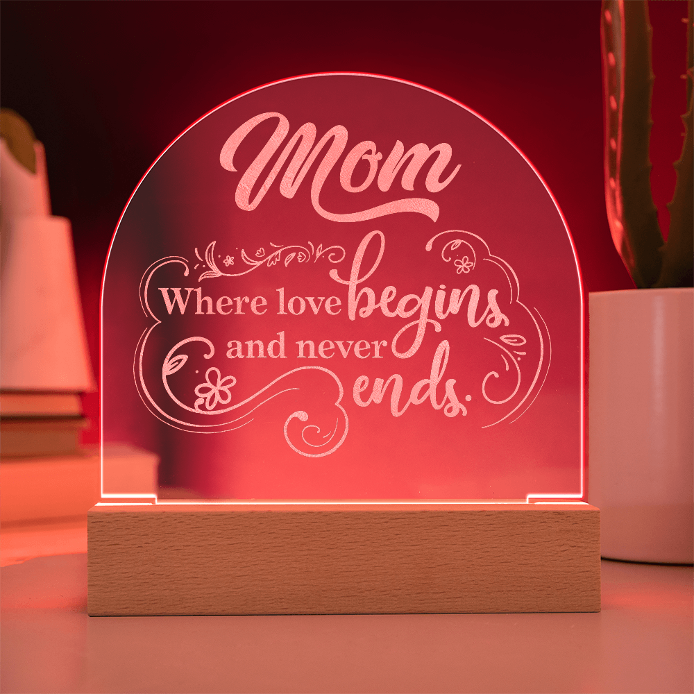 Mom Dome Plaque