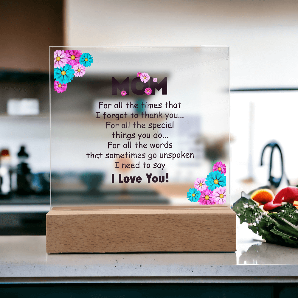 Mom Plaque