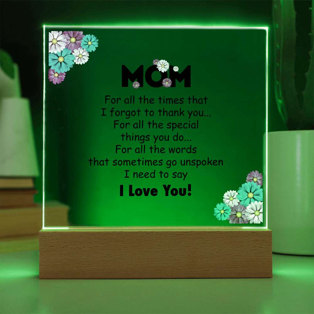 Mom Plaque