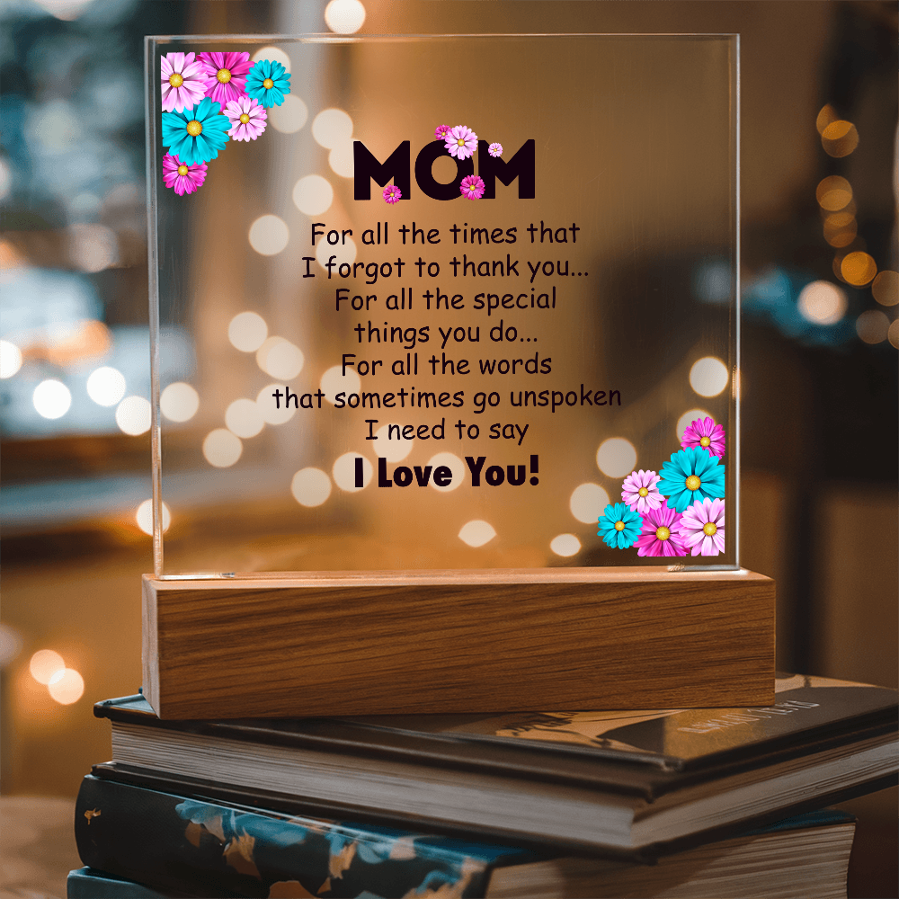 Mom Plaque