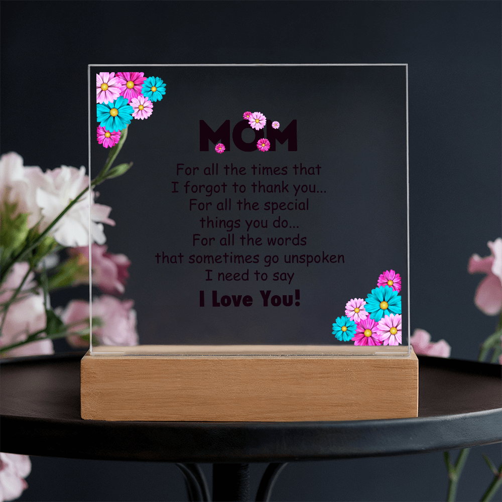 Mom Plaque