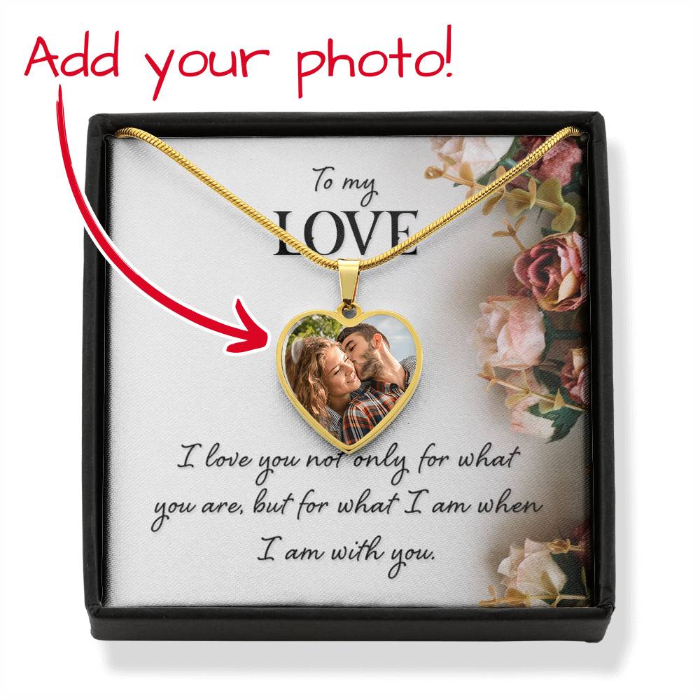 My Love Photo Upload Necklace