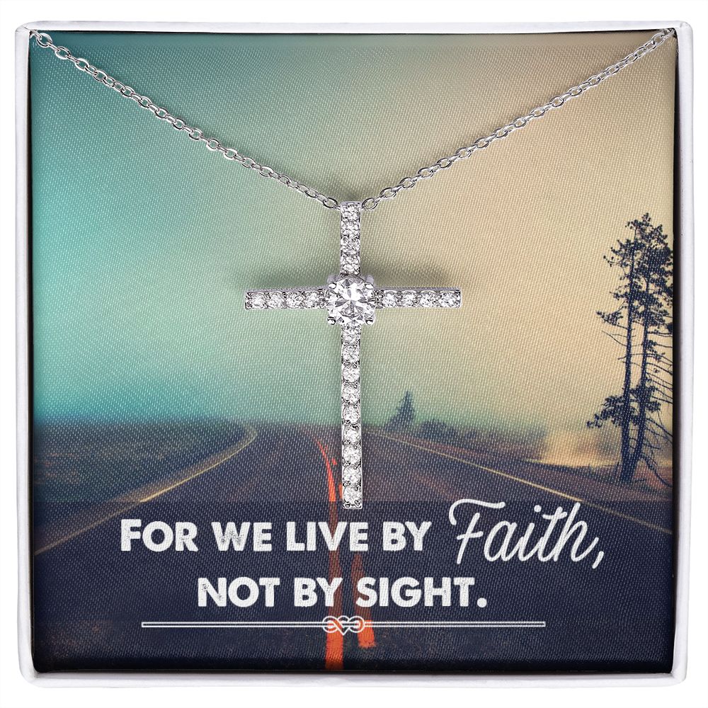 Faith CZ necklace