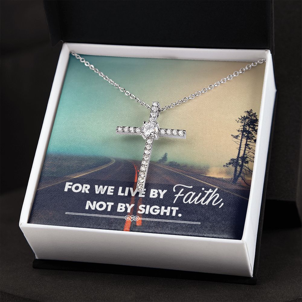 Faith CZ necklace