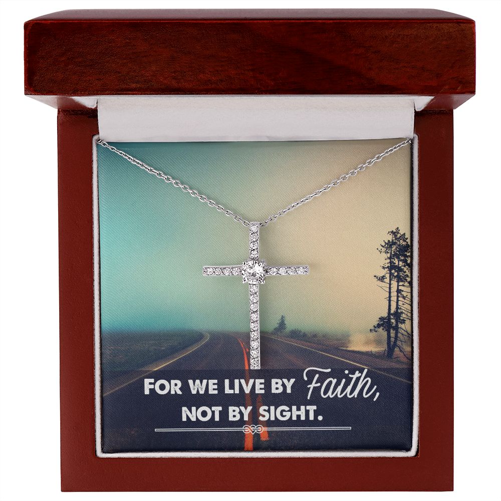 Faith CZ necklace