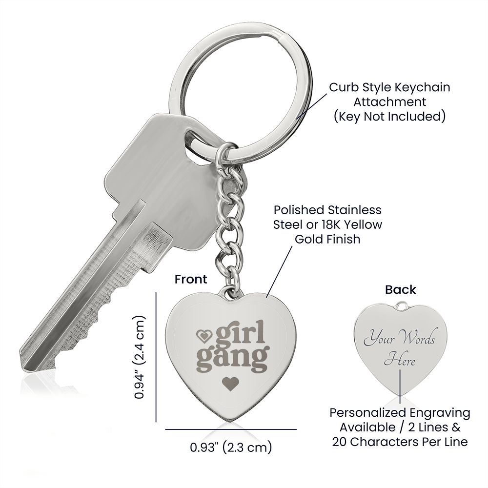 Girl Gang Key Chain