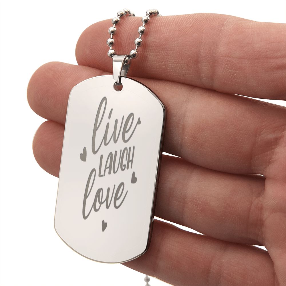 Live, Laugh, Love Necklace