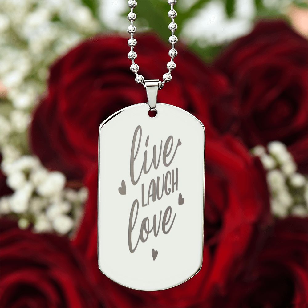 Live, Laugh, Love Necklace