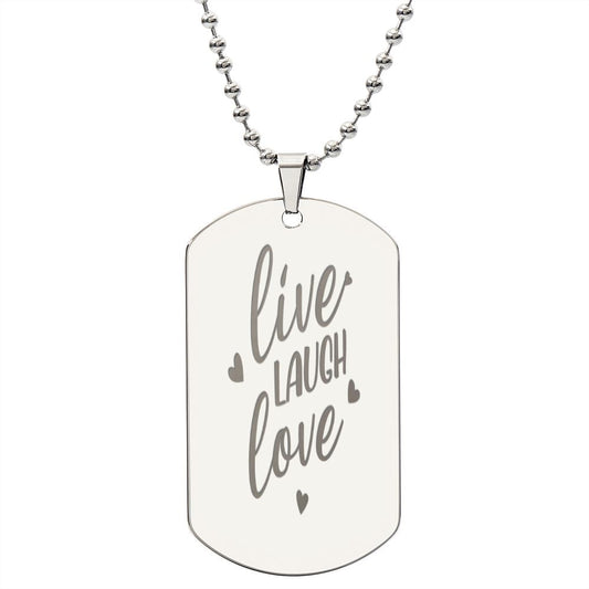 Live, Laugh, Love Necklace