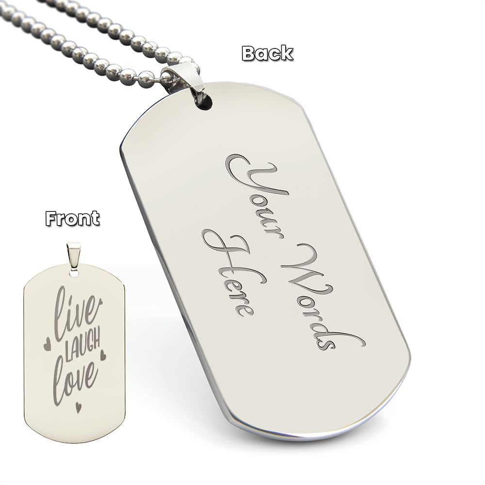 Live, Laugh, Love Necklace