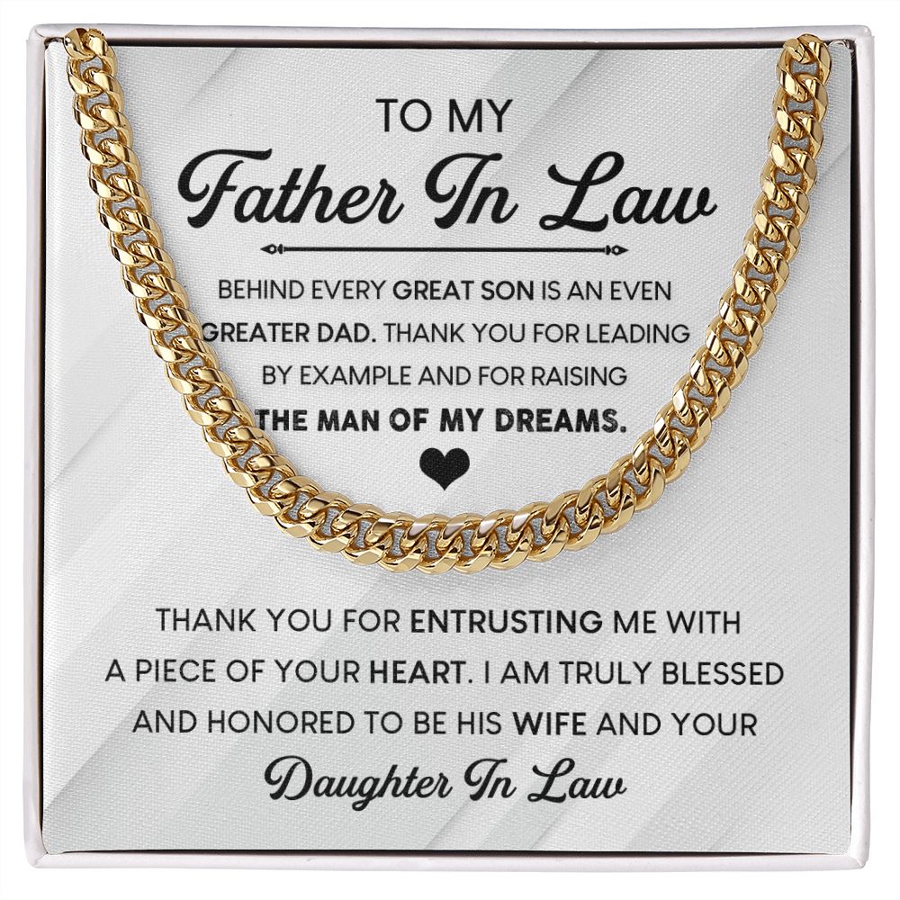 Father-in-Law Cuban Link Necklace