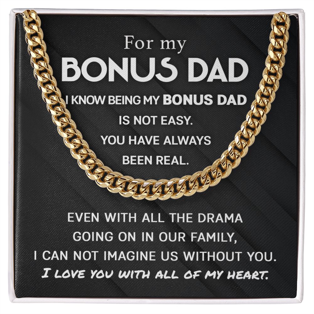 Bonus Dad Cuban Link Chain