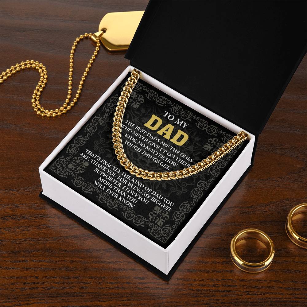 Best Dad Cuban Link Chain