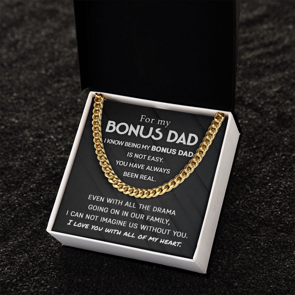 Bonus Dad Cuban Link Chain